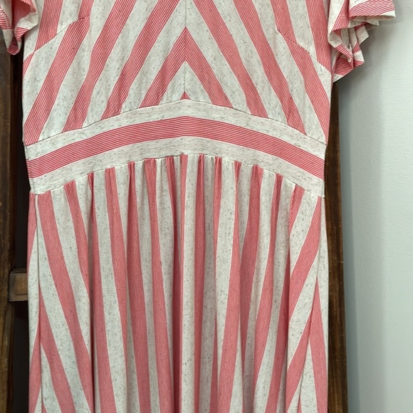 Lane Brant Short-Sleeve Chevron Stripe
Maxi Dress - 14/16
(NWT) - Picture 6 of 13